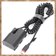 [ S Z] LP-E6 LP-E6NH USB Type-C Dummy Battery Power Adapter for   R5 R6 5DS R 7D 6D 5D3 5D4 90D 80D 