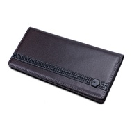 JFR Dompet Panjang Pria Bahan Kulit Asli Motif Full Grain JS12