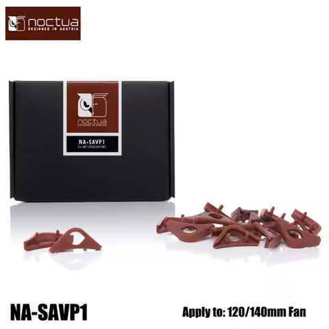 Noctua NA-SAVP1 Chromax Shockproof Pad Case Cooling Fan Silicone Bracket Sound-absorbing Shockproof 