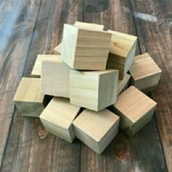 Wooden cubes wooden block/s wooden square/s 4x4 cm