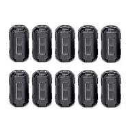 TOJOIN 10PCS Ferrite Bead Clip on Ferrite Core RFI EMI Noise Suppressor Ferrite Rings Cable Clip for