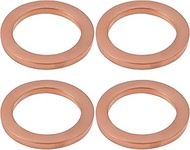 Briny River 4pcs Engine Oil Drain Screw Seal 90430-14M09 Compatible with Yamaha F25A, F25D, FT25B