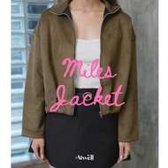 Miles Suede Jacket with Zipper - Atwell Apparel