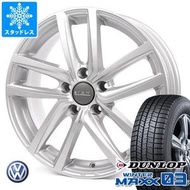 VW ポロ 6R系用 スタッドレス ダンロップ ウインターマックス03 WM03 195/50R16 84Q MAK ドレスデン