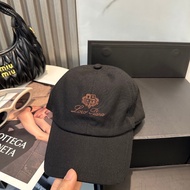 LORO PIANA Baseball Cap Linen Fabric Multicolor Embroidery LOGO Unisex CP
