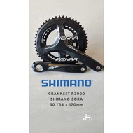 Shimano SORA Bike Crankset R3000 50/34x170mm