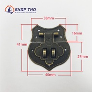 Antique box lock 40*41mm (3 pieces)