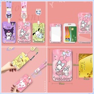Sanrio Name Tag Retractable Lanyard Bus Card Meal Card Work Card Shell Badge #FT81