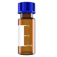 100 Pack Autosampler Vials 2Ml HPLC Vials 9-425 Lab Amber Vials with Write-on Spot and GraduationsSc
