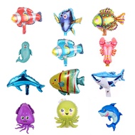 Mini Small Ocean Aluminum Film Balloon Dolphin Seafish Birthday Party Decoration Decoration Wedding 