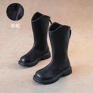 Martin Boots Winter Boots Tall Boots Autumn Winter Children Girls Leather Boots Boots Boots Baby Gir