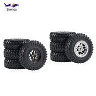 Simhoa 4x 1/12 1/16 RC Car Wheels and Tires Accessories High Replacement RC Car Part for MN98 B24 MN