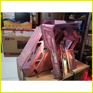 ◇ ☍ ✸ CYBORG THUNDER GAMING CASE PINK WHITE BLACK