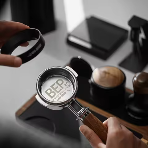 MHW-3BOMBER BEP Butterfly Coffee Filter 54/58mm Double Layers Stainless Steel Portafilter Basket Cof