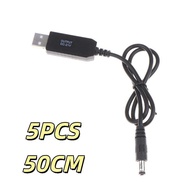 【1/5Pcs 21V Lithium Battery Dedicated Charging Cable 5V To 21V Boost Cable DC Interface USB Adapter 
