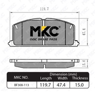 ผ้าเบรคหน้า หลัง TOYOTA COROLLA AE101AE110EE80AE80AE92 โคโรล่า ปี88-02/ SOLUNA โซลูน่า ปี 1997-2002/