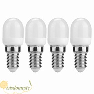 WISDOM 4 Pack LED Bulb, E14 T8 LED Light Bulb, Mini 2W 140LM 220-240V Light Bulb Refrigerator