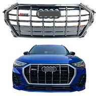 Grille For Audi SQ3 Grill Replacement Front Bumper Grille Q3 upgrade SQ3 radiator 2020 2021 2022