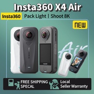 Insta360 X4 Air丨Pack Light Shoot 8K Lightweight 165g 8K 360 Camera, Invisible Selfie Stick Effect ND