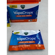 Gula Batuk Vicks VapoDrops Cough Drop Lozenges Single Pack 1.8g Vick lozenge Vapo Drops Coughdrops