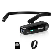 ORDRO EP6 4K Head Mounted Camera Video Camera Wearable Camcorder UHD 1080P 60FPS Hands-Free Camera