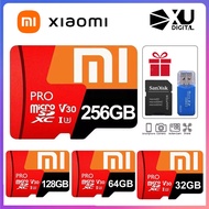 Xiaomi 16GB Micro การ์ดหน่วยความจำความเร็วสูง Micro SD Card XC Microsd กล้องเฝ้าระวังมือถือ TF Card C10 32GB 64GB การ์ดแฟลชมือถือ512GB 256GB 128GB การ์ดหน่วยความจำ