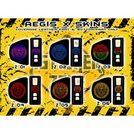 Aegis X Skins Zeus design | High Quality Vinyl Skins | isticker zone