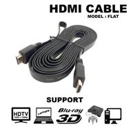FLAT Cable FLAT HDMI to HDMI Male to Male 1.5 meters, 5 meters, 10 meters, 15 meters, VERSION 1.4