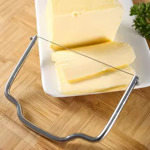 Stainless Steel Cheese Cutter, Home Foie Gras Cut, Baking Tools, Butter Knife, Cheese Splitter, Chee