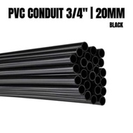 BLACK PVC PIPE 20mm | 4.5feet PVC CONDUIT PIPE/PIPE WIRING /PAIP ELEKTRIK 拉电喉 HOME DIY PIPE PAIP ELE
