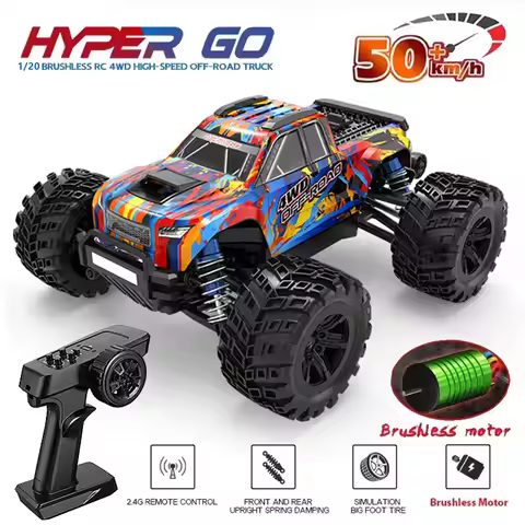 Hyper Go MJX 20208 1/20 4WD RC Car Brushless Professional RC Racing Car 2.4G 50KM/H High Speed Remot
