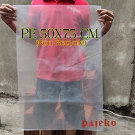 Kantong Plastik PE Pembungkus 50x75 / 50 x 75 Tebal 50 Micron