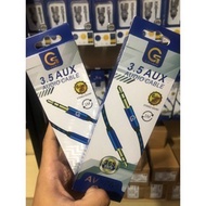 Audio aux cable 1-1 jack speaker 3.5mm good quality and original G-POWER Trusted