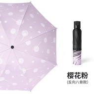 UmbrellainsFemale Niche Automatic Umbrella Fully Automatic Durable Sun Protection UV Protection Rain and Rain Dual-Use S
