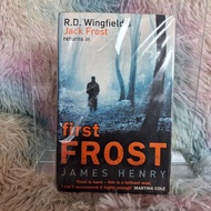 First Frost by James Henry – Pre-Loved Authentic Paperback Crime Mystery Thriller Book