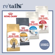 Royal Canin 10kg (BSH/Fit 32/Hair & Skin/Indoor 27) Original Pack Cat Dry Food