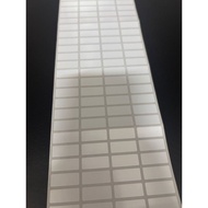 White Sticker Name (22mm x 0.8mm) / Book Sticker / Waterproof Sticker / Sticker Nama