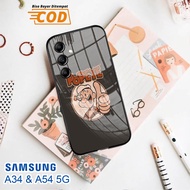 Softcase Glass Kaca SAMSUNG A34 & SAMSUNG A54 (5G) - Case Handphone SAMSUNG A34 & SAMSUNG A54 (5G) [
