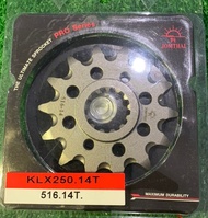 สเตอร์หน้า 13 14 ฟัน ใส่ Kawasaki KLX230 KLX250  KLX300r และ D-Tracker250 98-16 โซ่ขนาด 520 (516)