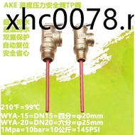AKE Pressure 99 Degree Pressure Relief Valve TP Valve WYA-15 Safety Valve WYA-20 Temperature Water R