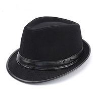 Men's genuine lambskin fedora hat,/ men's laken hat, tompi hat