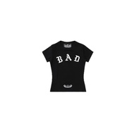 Badblood Mystic Logo Jersey Short Sleeve Slim Fit  Women Tee