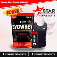 Evolene Evowhey 50 Sachets (1,750 gr)/Evolene Whey Protein 1.75 kg BPOM Halal