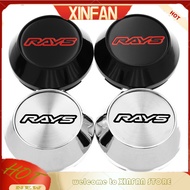 XINFAN 4pcs with Metal Ring 65mm Japan Volk Racing Wheel Center Cap Rays TE37 CE28 RE30 CE28 ZE40 Sp