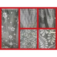 Kain Ela Organza Sheer Kain Jarang 60" Bunga, Daun sesuai jadikan langsir curtain/ Harga semeter / m