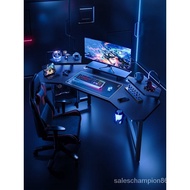 [in Stock] HUANHUI HUANHUI Airplane Gaming Table Desktop Computer Desk Chair Set Home Bedroom Live Game Table Workbench Chassis Integrated