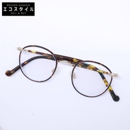 Moscot ZEV COL. 玳瑁色/金色近視鏡鏡片，波士頓框眼鏡，尺寸 46□21-145 [二手]