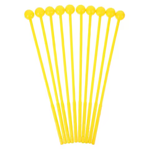10pcs Tongue Drum Mallets Kids Stage Performance Percussion Drumsticks Plastic Marimba Drum Sticks