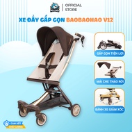Genuine Baobaohao V12 Baby Stroller, New Improved Design Folding Stroller, Removable Canopy