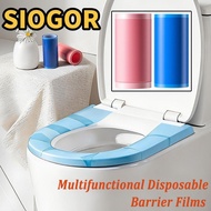 SIOGOR 100/133Pcs Barrier Film Tape, Multifunctional Waterproof Disposable Isolation Membrane, 10x15